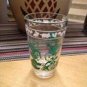 Vintage 1950s juice glass